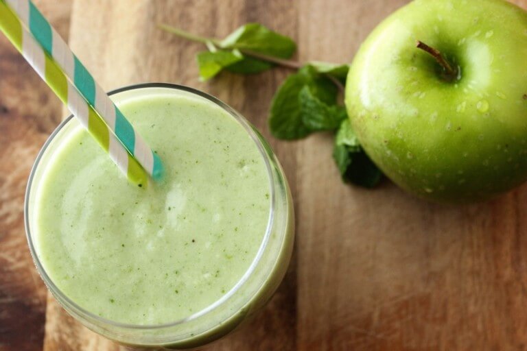 смузи для блендера с яблоком рецепты