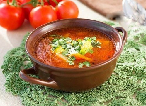вегетарианский суп харчо